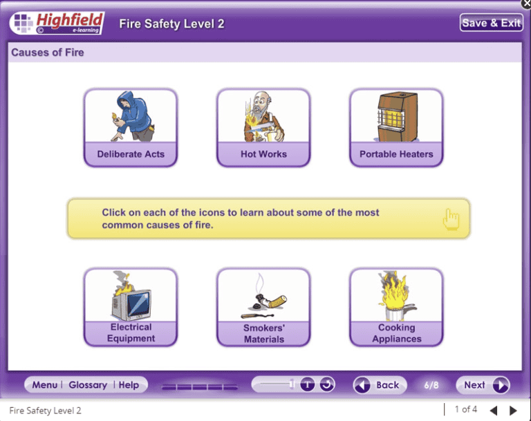 online fire safety training
