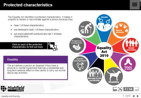 equality and diversity e learning