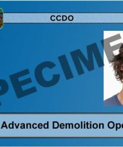 ccdo advanced demolition operative